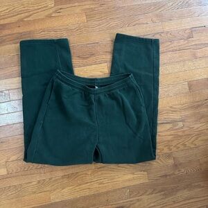 Vuori Restore Straight Leg Sweatpants, women’s size Large (evergreen)